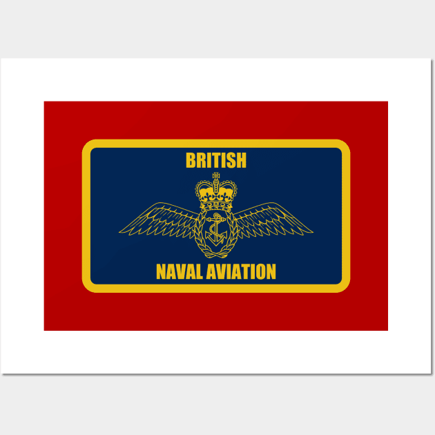 British Naval Aviation Patch Wall Art by Tailgunnerstudios